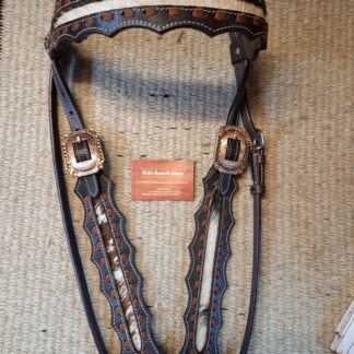 Kaltblut Westerntrense "Dragon" Braun Schwarz mit Fell