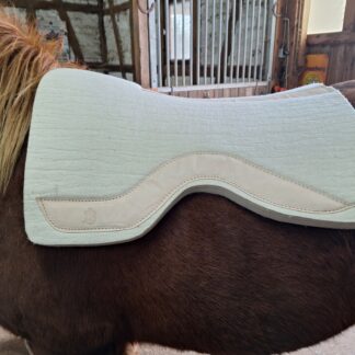 PR Westernpad Filzpad Kaltblut Spezial 3cm dick Wollweiß